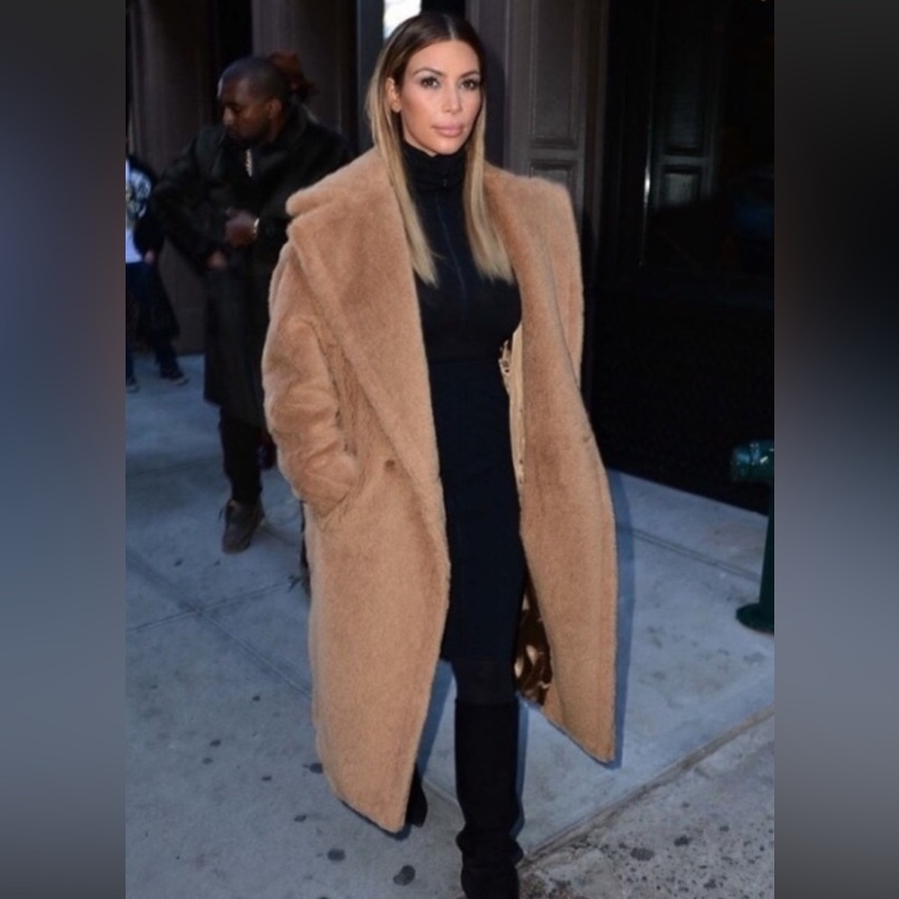 Max Mara Teddy Bear Icon Coat Sustainable Camel Hair